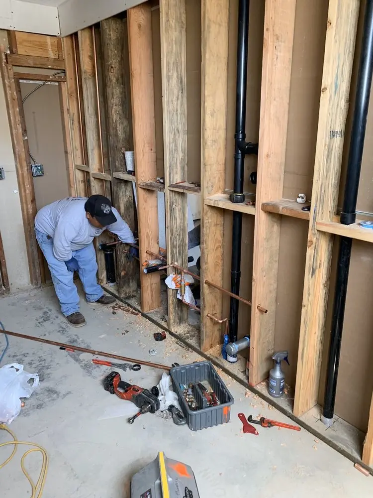 Commercial rough-in plumbing for Commercial Plumbing in King-Lincoln Bronzeville